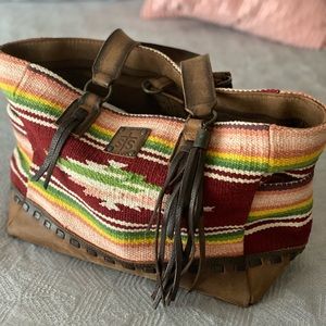 STS Ranchwear Buffalo Girl Serape Tote